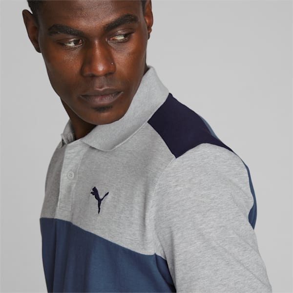 Polo puma bleu discount